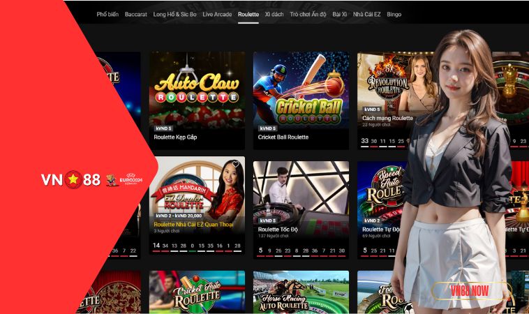 Roulette VN88 - Chơi Đơn Giản, Thưởng Lớn Làm Giàu Nhanh 3 3 bước tham gia chơi game đơn giản mà an toàn tại VN88