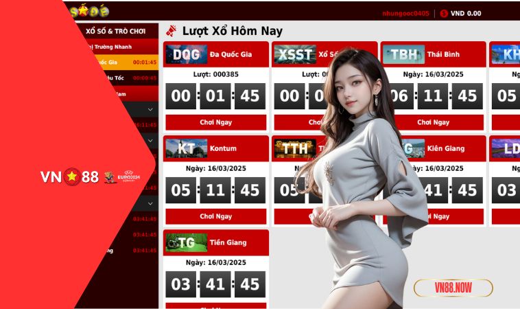 Số đề tại nhà cái VN88 đa dạng sản phẩm, thưởng lớn