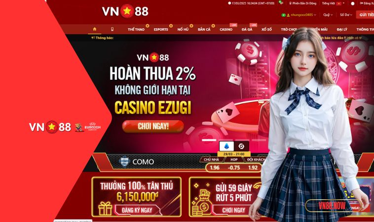 Tham gia chương trình ưu đãi VN88 dễ dàng, an toàn
